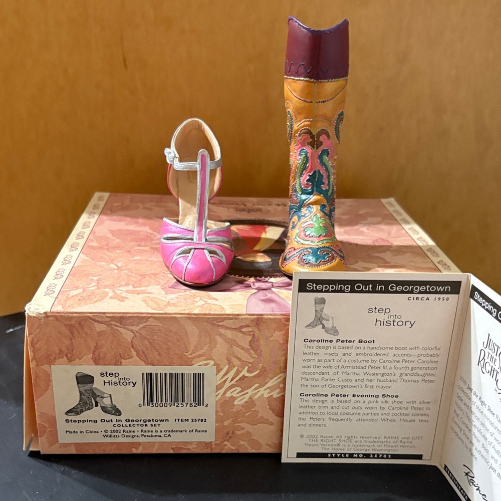 Just The Right Shoe Multicolor Boot and Pink Heel Set - Picture 4 of 6